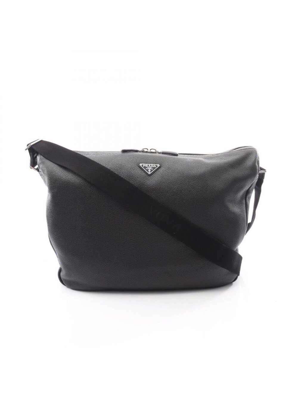 Prada Shoulder Bag VIT.DAINO Black Leather